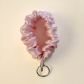 Pink Satin Wristlet