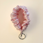 Pink Satin Wristlet